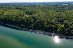 Private Lake Michigan beach shared only with Pine Lodge